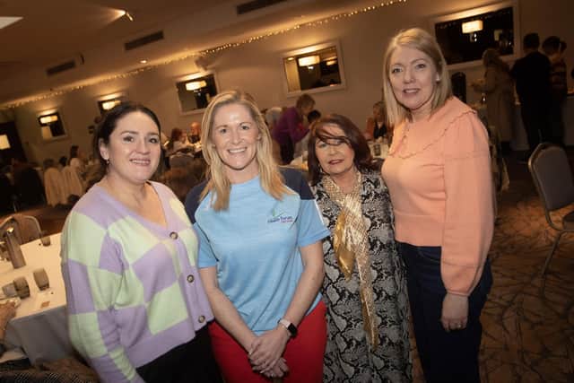 Councillor Aisling Hutton, Sarah Harkin, Brenda Harkin and Mary Breslin pictured at Friday's Féile event.