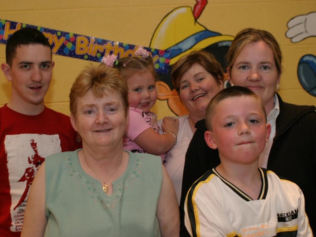 Party celebrations back in June 2004.