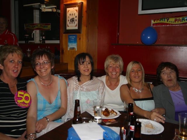 50th birthday of Marie Doherty, with cake!
