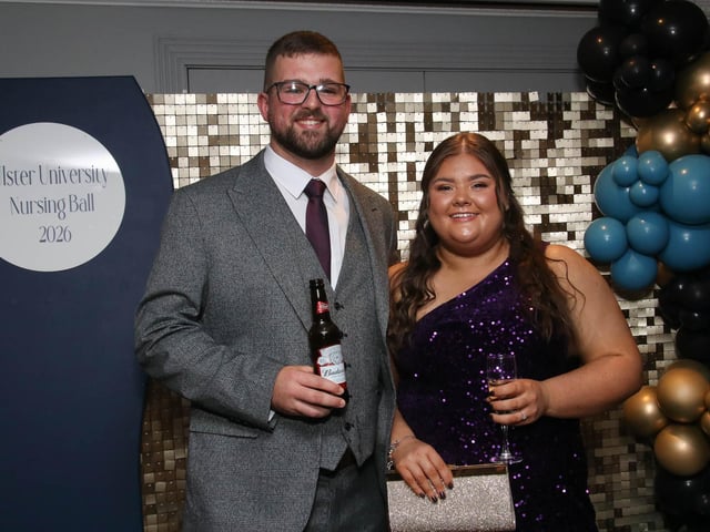 Ryan McCone and Abbie Hunter pictured at The Nurses Ball, Class of 2026 held in The Everglades Hotel. (Photo - Deirdre Heaney, nwpresspics)