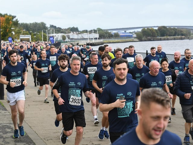 Foyle Hospice Run/Walk participants. Photo: George Sweeney