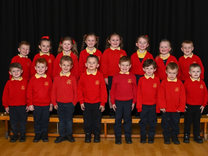Mrs O'Donnell's P1C class, Steelstown Primary School.