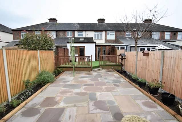 This three bed terrace house in Chatsworth Avenue, Cosham, is on the market for £360,000. It is listed on Zoopla by Beals - North End.