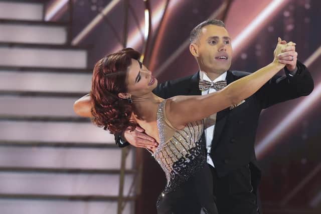Paralympian Champion Jason Smyth with his Partner Karen Byrne during Dancing with the Stars
Pic ;Kyran O’Brien /kobpix