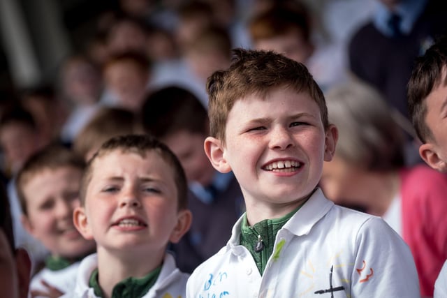 The annual Fan the Flame mass was celebrated recently in Celtic Park for pupils who recently made their confirmation.