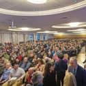Up to 1000 people attended the public meeting on 'The People's Document.'