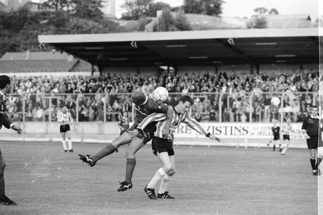 Paul Hegarty versus Vinnie Jones.