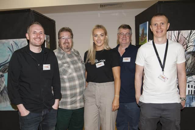 2019: Eddie Kerry with Irena Noonan, Tommy Long, Martin Meenan and Gary Curran at Studio 2.