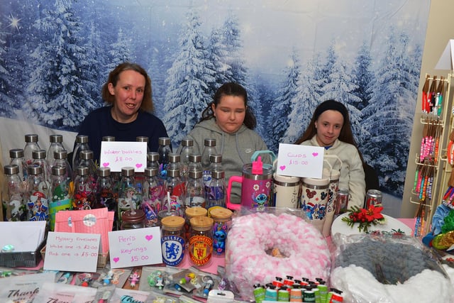 Stall holders had a variety of gifts on sale at the Galliagh Community Christmas Craft Fair and Wonderland on Saturday afternoon. Photo: George Sweeney