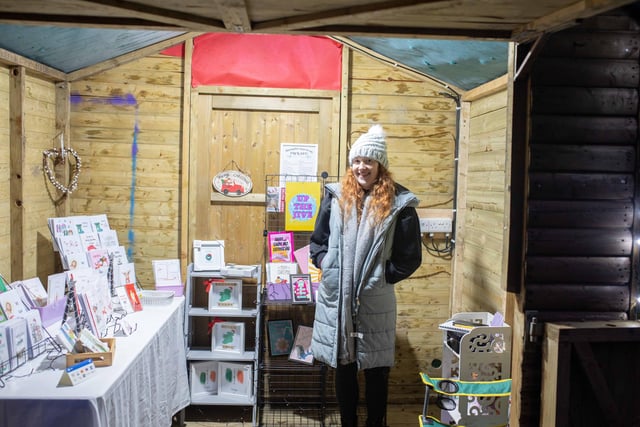 All wrapped up at Buncrana Christmas Market in Swan Park.