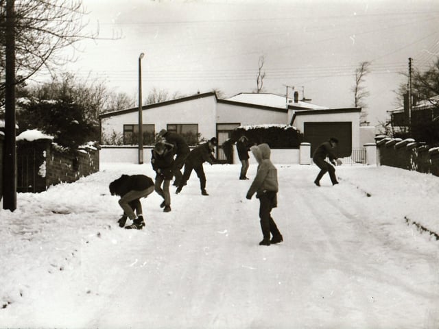 Derry under a blanket of snow in January 1984