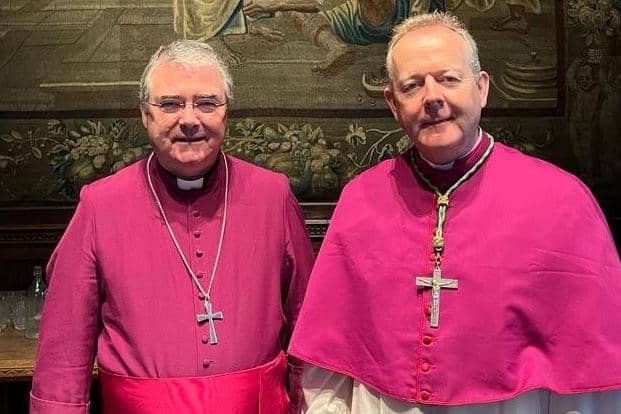 Archbishop John McDowell, Church of Ireland Archbishop of Armagh, and Archbishop Eamon Martin, Catholic Archbishop of Armagh