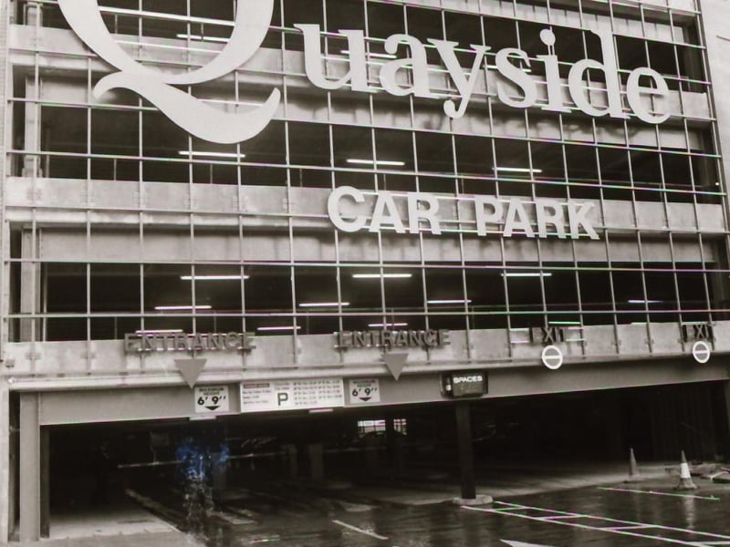 The new car park at Quayside Shopping Centre.