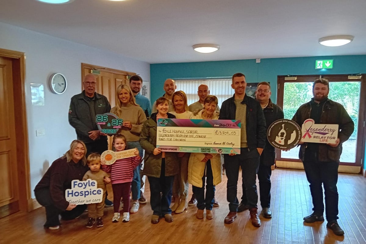 Dungiven’s Seamus McCloskey raises £13k for local charities with ‘26 in 26 challenge’