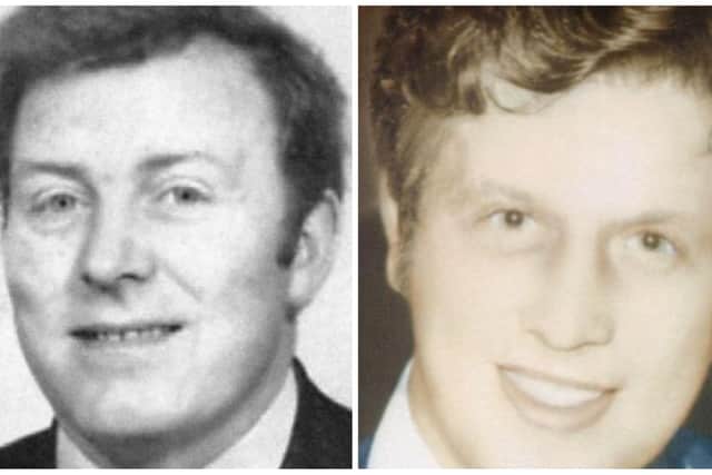 Jim Loughrey (left) and John Toland.