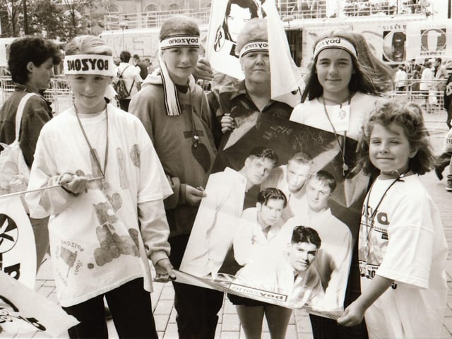 The Boyzone Roadshow in Derry back in July 1995