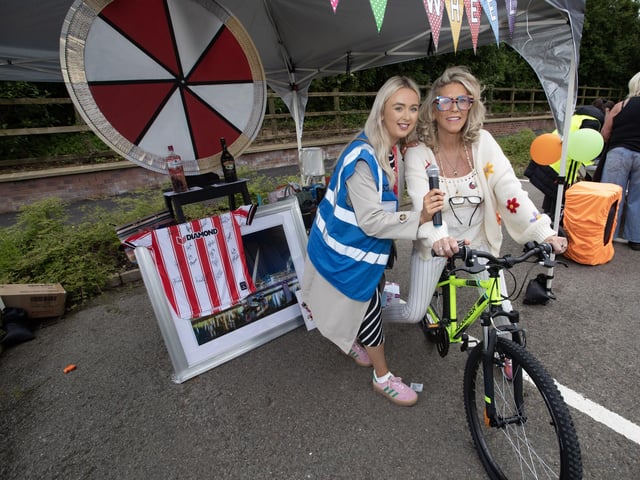 Looking after the Rickety Wheel was the lovely Elaine Maxwell ably assisted by Nicole Gallagher.