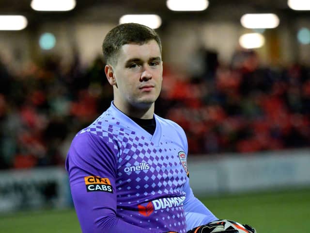 Derry City's Brian Maher met the club's new goalkeeping coach Michael Dougherty in Dublin just before Christmas.
