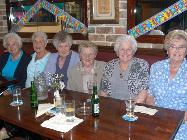 May Donnelly celebrating with friends and family.