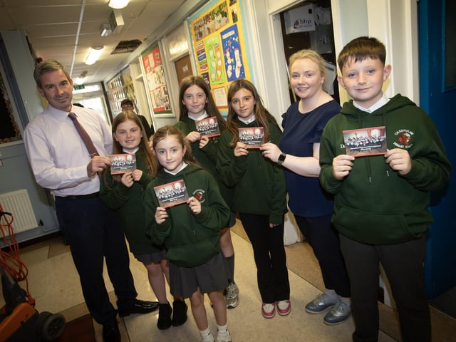 P7 Pupils Sign Off at Greenhaw PS! Jim McCafferty Photography
