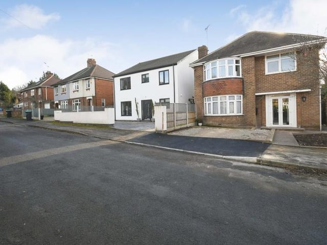 The £200,000 property, with its traditional frontage, stands proud on Prospect Street. The driveway is newly-laid, providing room for off-street parking.