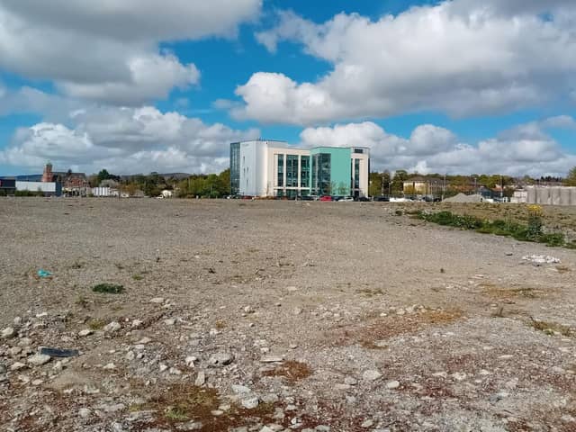 The proposal is for the erection of a ‘new Cityside Health and Care Centre, including a multistorey car park, site access roads and associated landscaping with additional public realm works, including pedestrian link to Quay Trail, and infrastructure works including upgrade of Pennyburn Roundabout to include additional lanes and associated junction improvements, to support the development of the site’.
