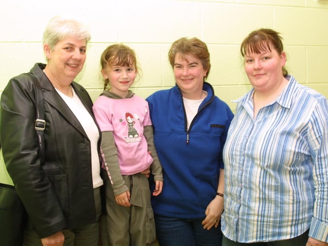 Jean McNeal, Rachael Hepburn, Louise Hepburn, Wendy Boyd pose for a photo.