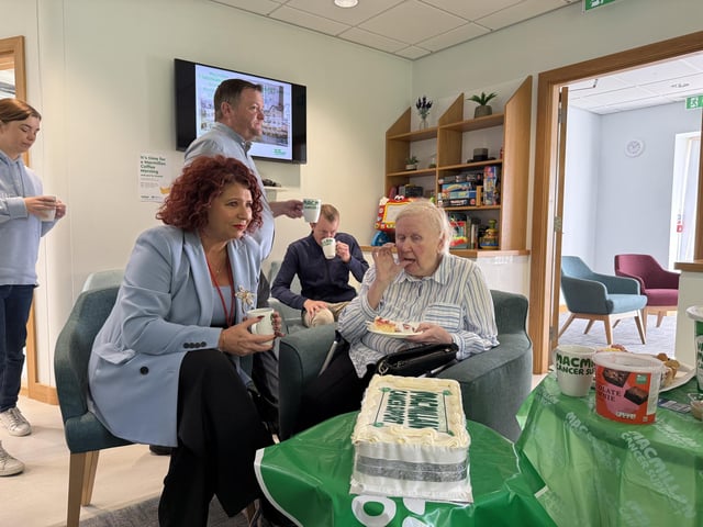 Service users, their families and Trust staff enjoyed an amazing array of scones, buns and cakes donated by local businesses and the community.