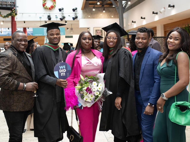 Winter graduations in Derry.