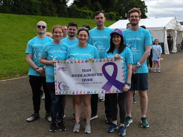 Forty teams, fundraising in the fight to beat cancer, participated in the 24 hour Legenderry Relay for Life at St Columba’s Park on Saturday. Photo: George Sweeney.