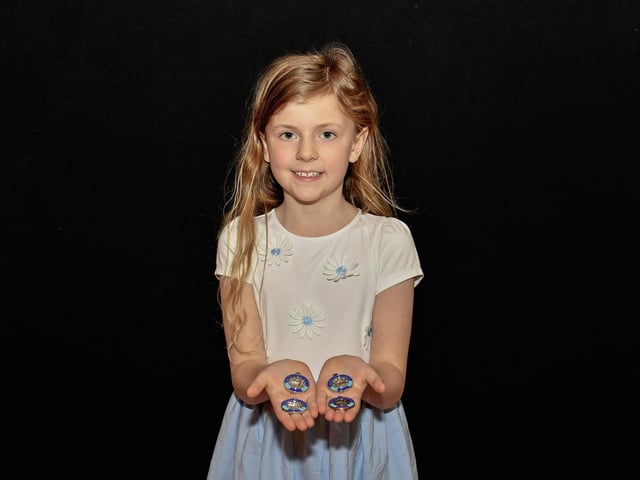 Amy Langan achieved second place in P3 English Song, P3 Poem, P3 Prose and third place P3 Junior Any Song at Feis Dhoire Cholmcille. Photo: George Sweeney