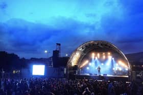 Buncrana Music Festival stage.