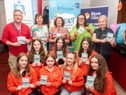 Members of the Millennium Forum’s Youth Forum pictured at the launch of the 2023 Interact Festival series of events which will be taking place between July 3-14 in the Forum and also in the Waterside Theatre and St. Mary’s Youth Club. The Mayor, Councillor Patricia Logue who launched the official programme is pictured with Professor Dolores O’Reilly, Board Member, Peter Reid, Craft Training and Mags Anderson, Millennium Forum Schools Officer Grainne O’Doherty, Store and Go.