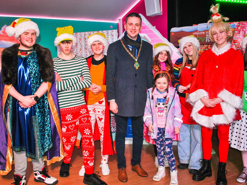 'Twas the week before Christmas' in Studio 2 in Derry with the Grinch, Santa, Mrs Claus, Cindy Lou Who, the elves and a Christmas Fairy.