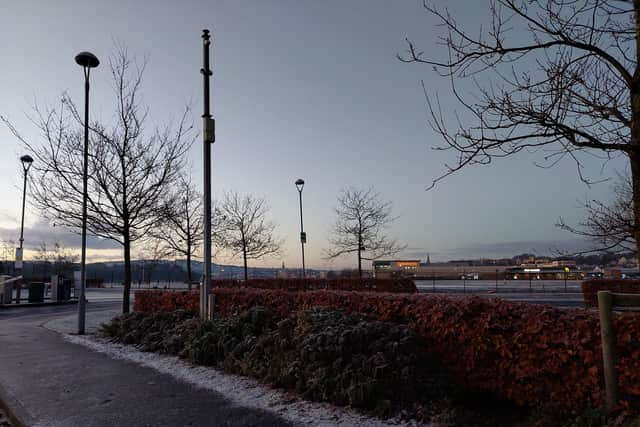 The Fort George site.