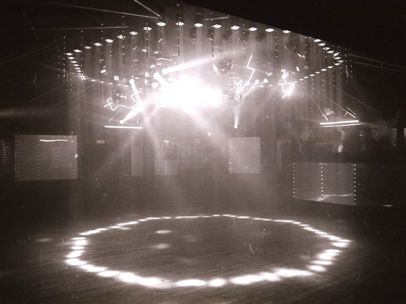 The dance floor at Scamps nightclub in Redcastle.