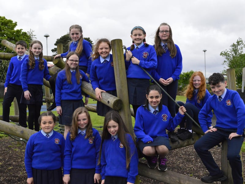 Pupils from St. Mary's Primary School, Gortnaghey.