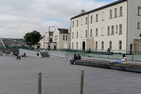 The site at Ebrington Square. DER2126GS - 115