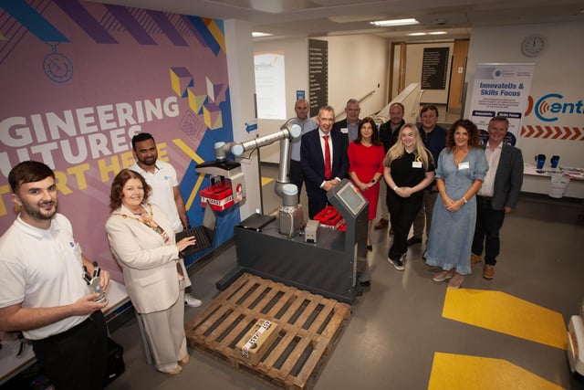 GEMX SHOWCASE. . . . .The Mayor of Derry City and Strabane District Council Patricia Logue pictured at the GEMX Industry 4.0 Showcase at the North West Regional College Springtown campus in Derry on Friday last. (Photo: Jim McCafferty Photography)