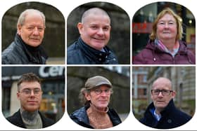 Top row l-r: Danny McGilloway, Gerry McKeever and Breda Keenan. Bottom row left to right: Ryan Doherty, Macrae Clarke and Danny McGinley. Photos: George Sweeney.