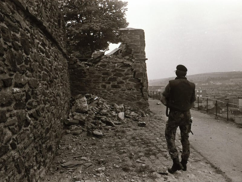 Rocket attack damages City Walls.
