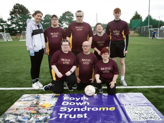 The MOU United team 1 (Moving On Up) pictured on Friday.