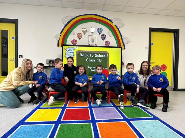 Knockavoe Primary School Class 1B.