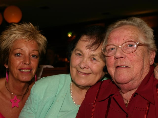 Derry parties in October 2004. Earnshaw
