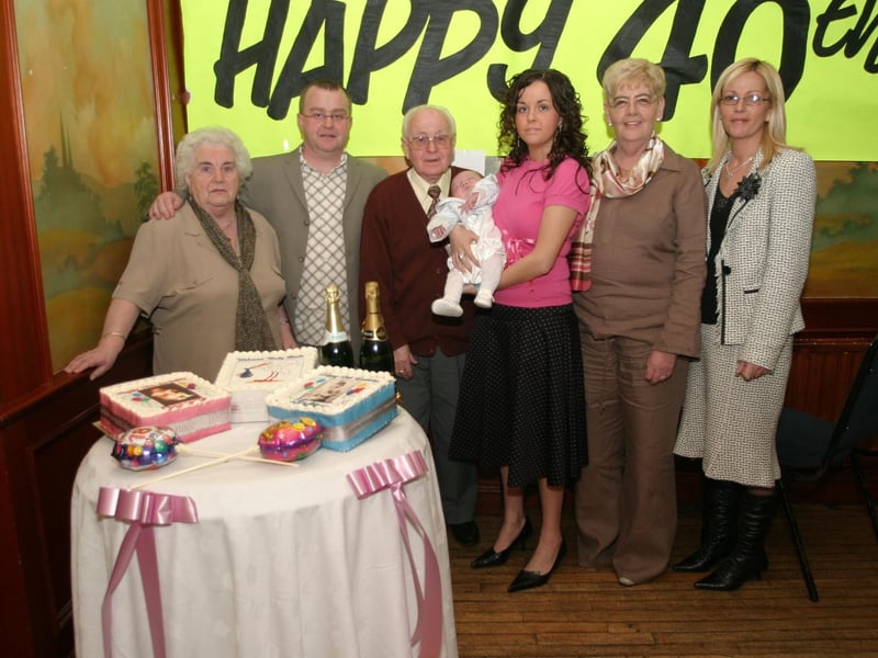 Party celebrations back in 2004: Andrew McCartney