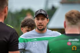 City of Derry Head coach Richard McCarter.