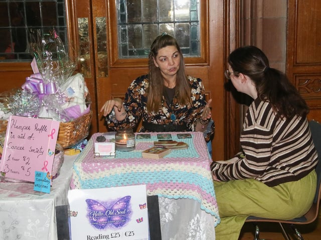 Holistic Readings at the Maiden City Mystical Market held in the Guildhall. (Photo - Deirdre Heaney, nwpresspics)