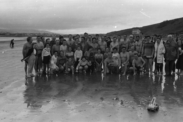 The Christmas day swim at Lisfannon