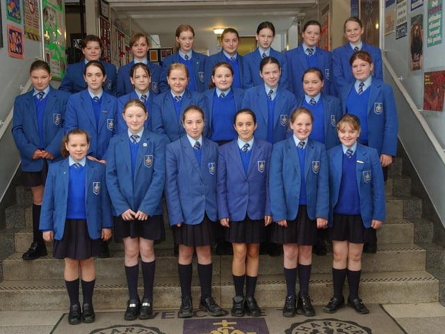 Derry and Donegal secondary school pupils in October 2003