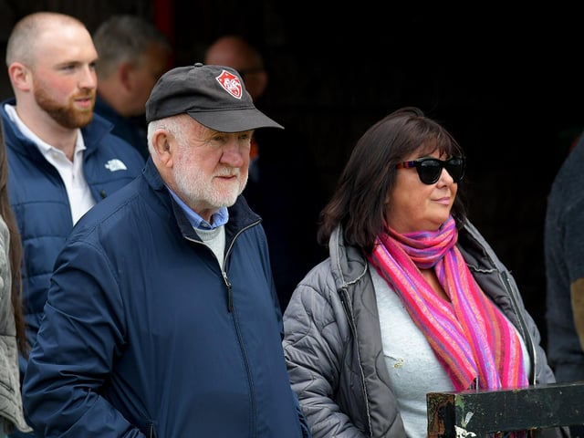 Rugby fans at the Ulster v Connacht game at Judges Road. Photo: George Sweeney